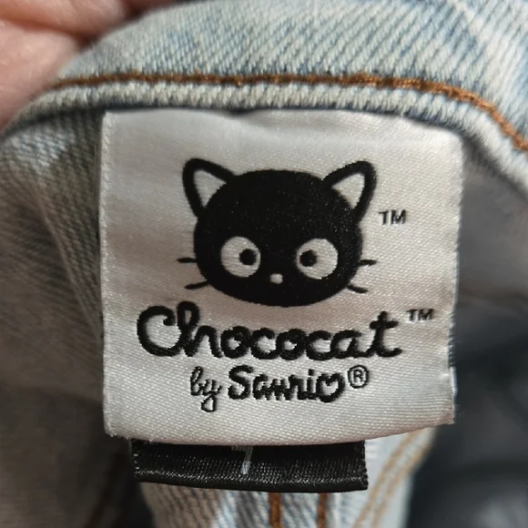 Sanrio Light Blue Jeans with Chococat and Purple Moon.. - Picture 11 of 16